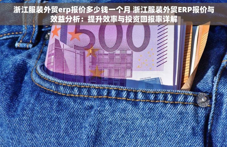 浙江服装外贸erp报价多少钱一个月 浙江服装外贸ERP报价与效益分析：提升效率与投资回报率详解