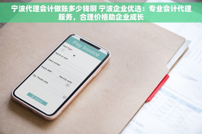 宁波代理会计做账多少钱啊 宁波企业优选：专业会计代理服务，合理价格助企业成长