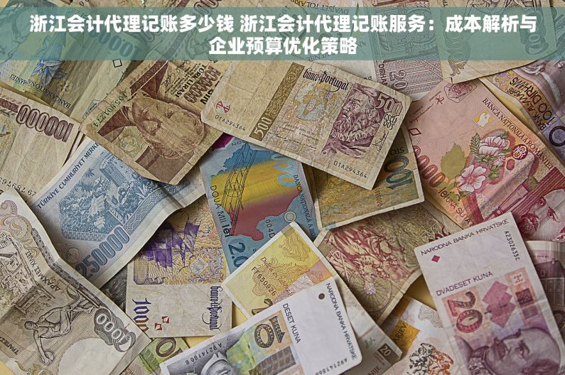浙江会计代理记账多少钱 浙江会计代理记账服务：成本解析与企业预算优化策略