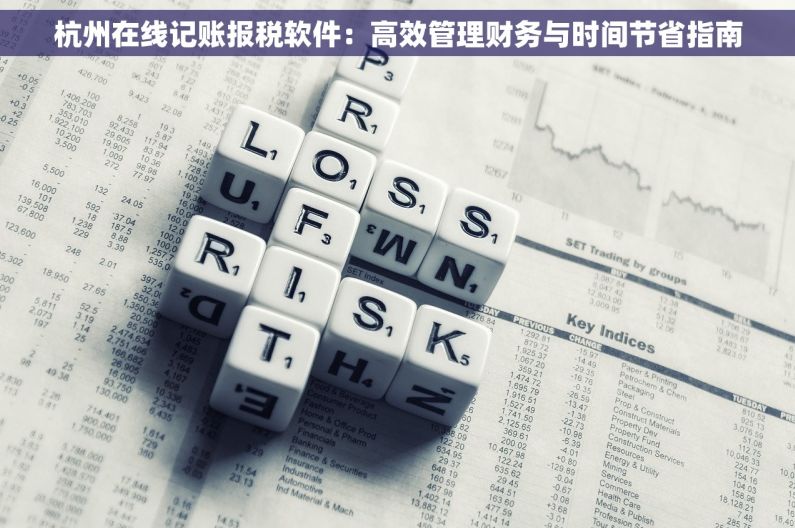 杭州在线记账报税软件：高效管理财务与时间节省指南