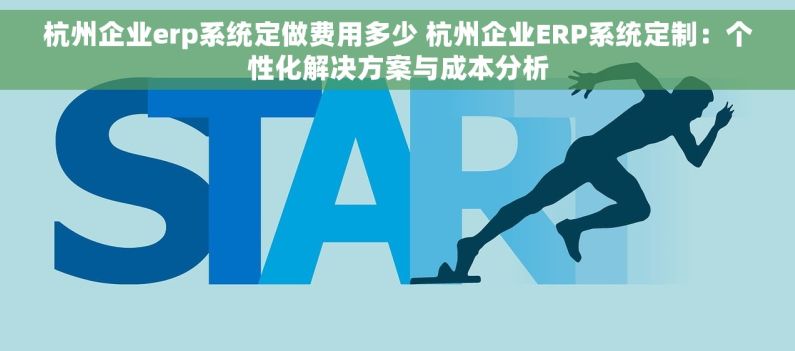 杭州企业erp系统定做费用多少 杭州企业ERP系统定制：个性化解决方案与成本分析