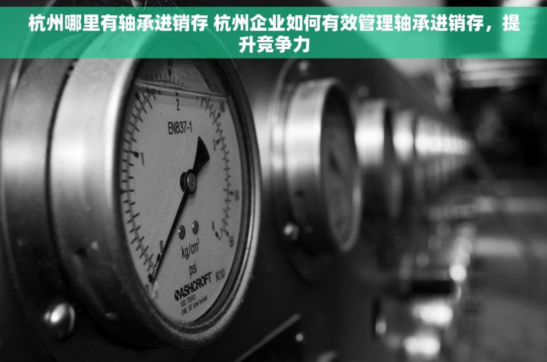 杭州哪里有轴承进销存 杭州企业如何有效管理轴承进销存，提升竞争力