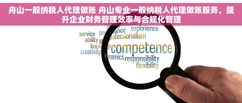 舟山一般纳税人代理做账 舟山专业一般纳税人代理做账服务，提升企业财务管理效率与合规化管理