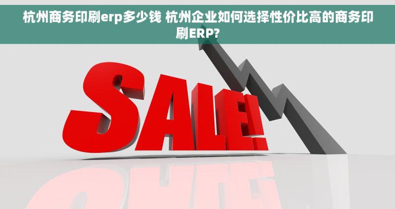杭州商务印刷erp多少钱 杭州企业如何选择性价比高的商务印刷ERP?