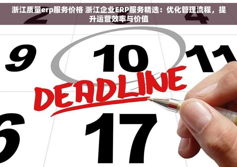 浙江质量erp服务价格 浙江企业ERP服务精选：优化管理流程，提升运营效率与价值