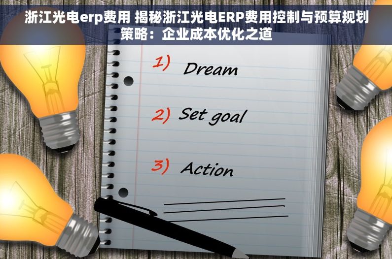 浙江光电erp费用 揭秘浙江光电ERP费用控制与预算规划策略：企业成本优化之道