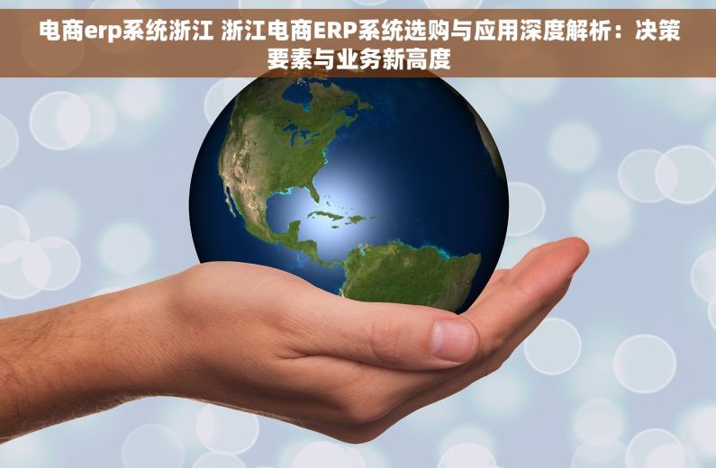 电商erp系统浙江 浙江电商ERP系统选购与应用深度解析：决策要素与业务新高度