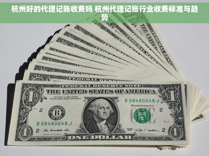 杭州好的代理记账收费吗 杭州代理记账行业收费标准与趋势