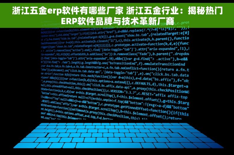 浙江五金erp软件有哪些厂家 浙江五金行业：揭秘热门ERP软件品牌与技术革新厂商