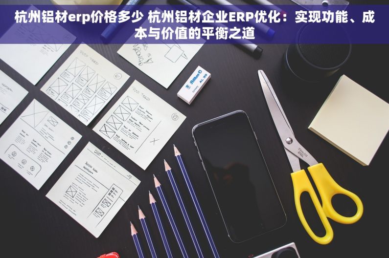 杭州铝材erp价格多少 杭州铝材企业ERP优化：实现功能、成本与价值的平衡之道