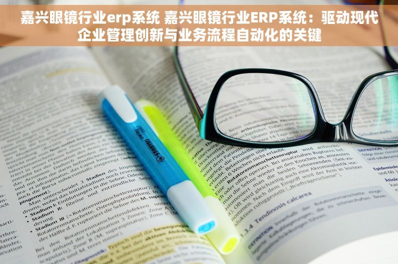 嘉兴眼镜行业erp系统 嘉兴眼镜行业ERP系统：驱动现代企业管理创新与业务流程自动化的关键
