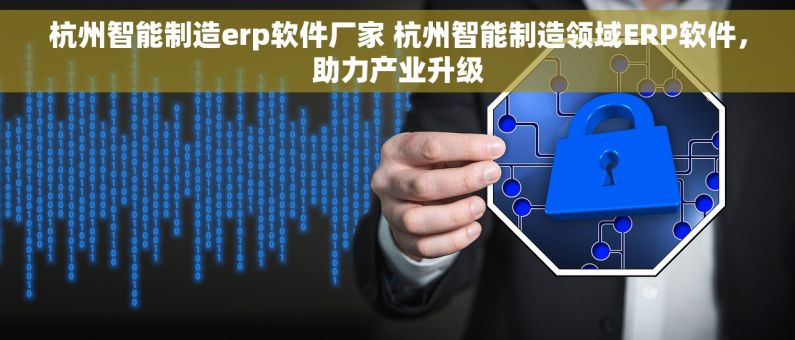 杭州智能制造erp软件厂家 杭州智能制造领域ERP软件，助力产业升级