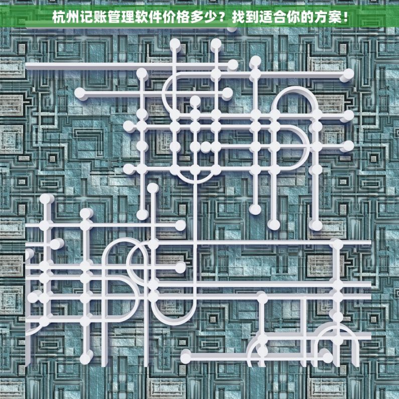 杭州记账管理软件价格多少？找到适合你的方案！