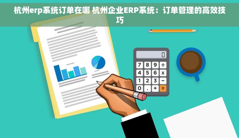 杭州erp系统订单在哪 杭州企业ERP系统：订单管理的高效技巧