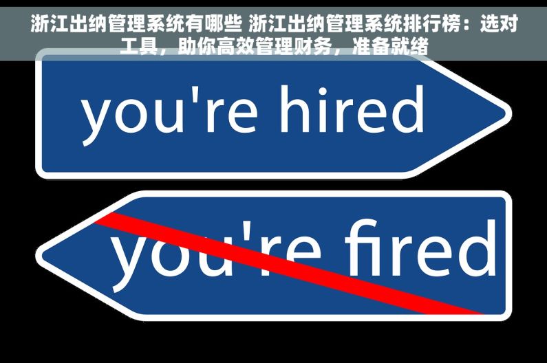 浙江出纳管理系统有哪些 浙江出纳管理系统排行榜：选对工具，助你高效管理财务，准备就绪