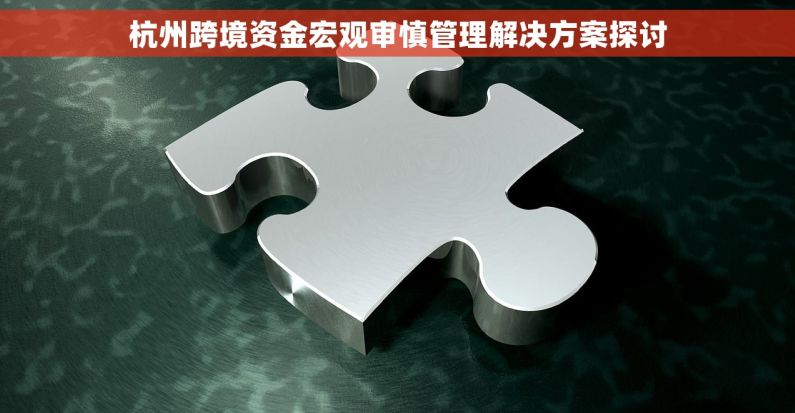 杭州跨境资金宏观审慎管理解决方案探讨