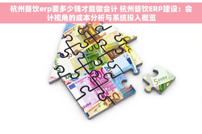 杭州餐饮erp要多少钱才能做会计 杭州餐饮ERP建设：会计视角的成本分析与系统投入概览