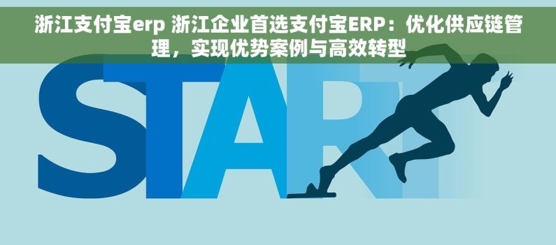 浙江支付宝erp 浙江企业首选支付宝ERP：优化供应链管理，实现优势案例与高效转型
