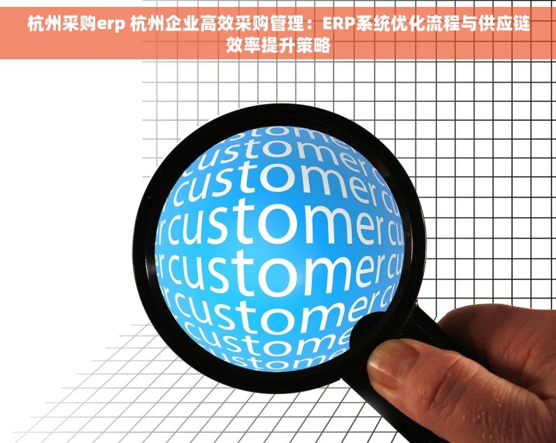 杭州采购erp 杭州企业高效采购管理：ERP系统优化流程与供应链效率提升策略