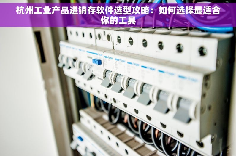 杭州工业产品进销存软件选型攻略：如何选择最适合你的工具