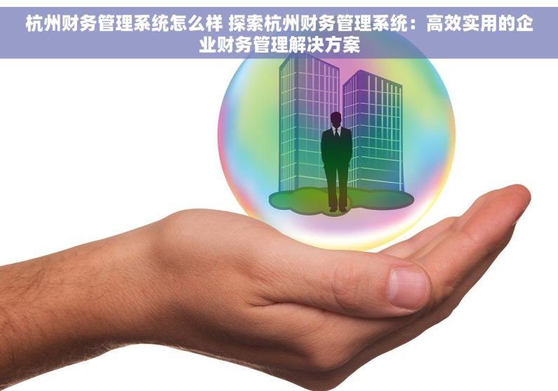 杭州财务管理系统怎么样 探索杭州财务管理系统：高效实用的企业财务管理解决方案