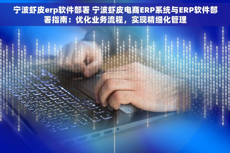 宁波虾皮erp软件部署 宁波虾皮电商ERP系统与ERP软件部署指南：优化业务流程，实现精细化管理