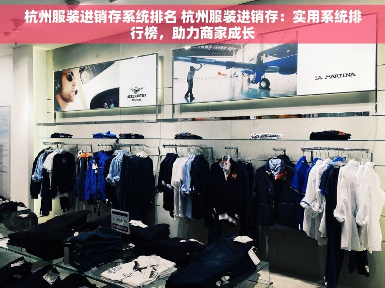 杭州服装进销存系统排名 杭州服装进销存：实用系统排行榜，助力商家成长