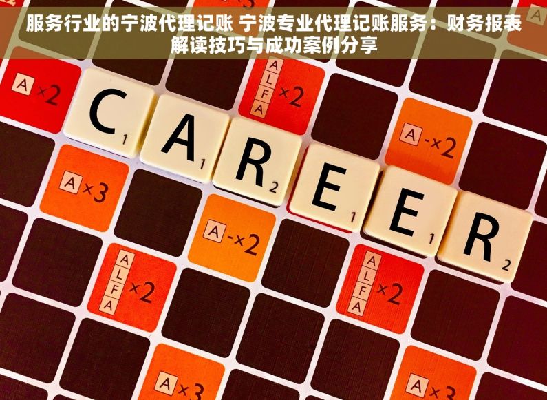 服务行业的宁波代理记账 宁波专业代理记账服务：财务报表解读技巧与成功案例分享