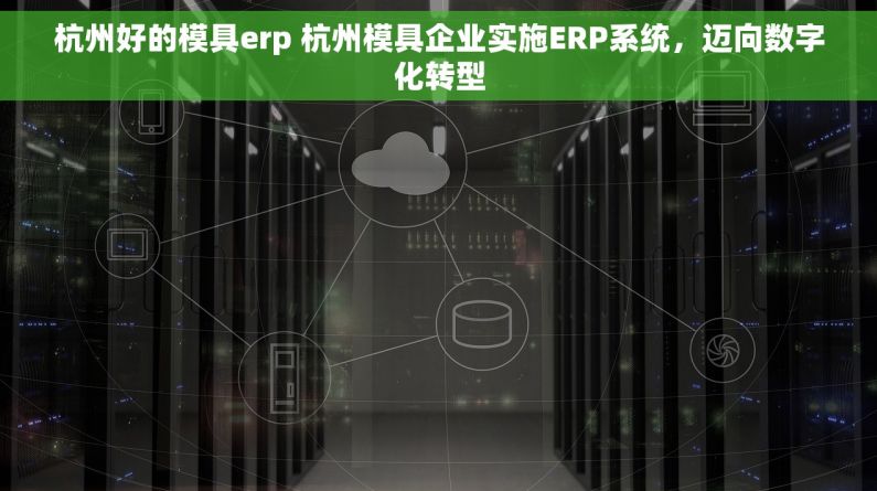 杭州好的模具erp 杭州模具企业实施ERP系统，迈向数字化转型