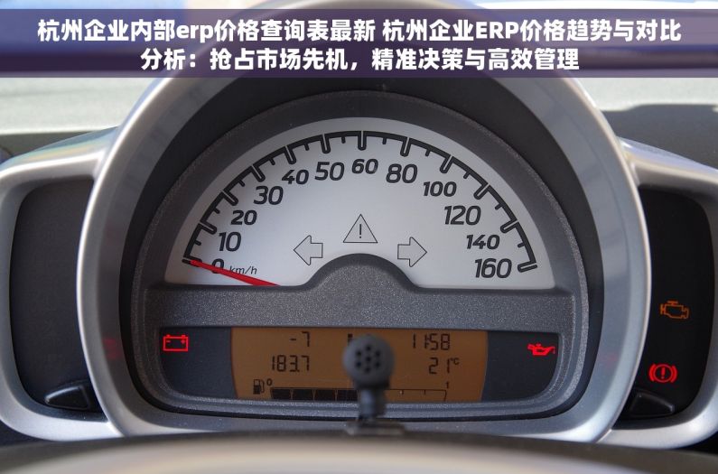 杭州企业内部erp价格查询表最新 杭州企业ERP价格趋势与对比分析：抢占市场先机，精准决策与高效管理