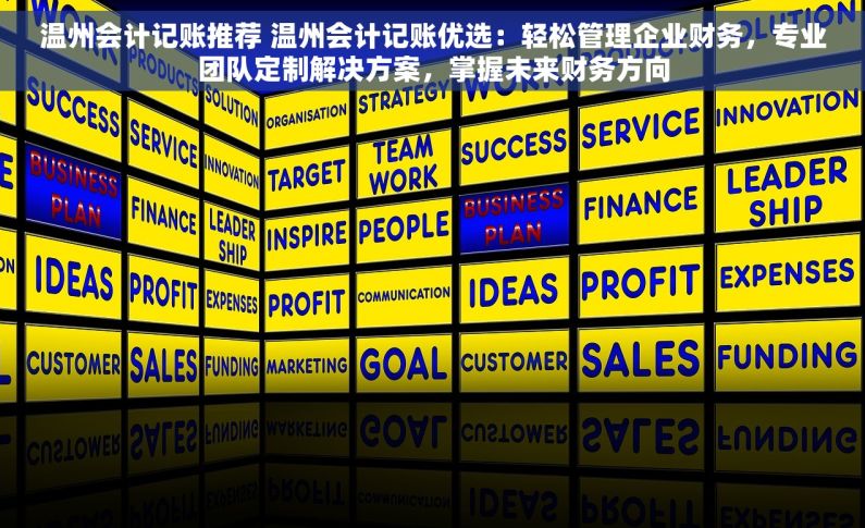 温州会计记账推荐 温州会计记账优选：轻松管理企业财务，专业团队定制解决方案，掌握未来财务方向