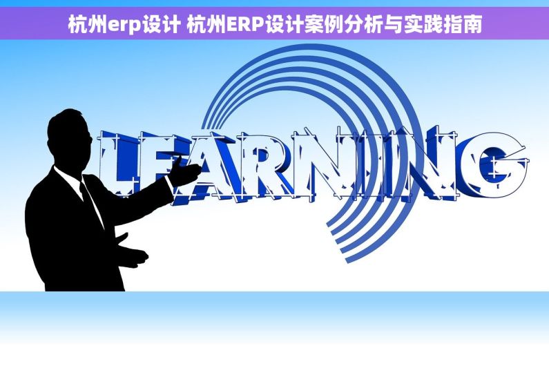 杭州erp设计 杭州ERP设计案例分析与实践指南