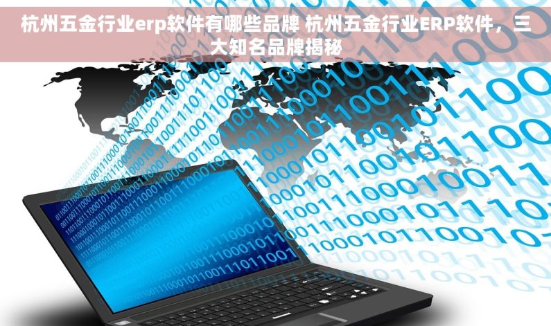 杭州五金行业erp软件有哪些品牌 杭州五金行业ERP软件，三大知名品牌揭秘