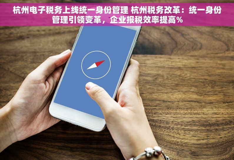 杭州电子税务上线统一身份管理 杭州税务改革：统一身份管理引领变革，企业报税效率提高%