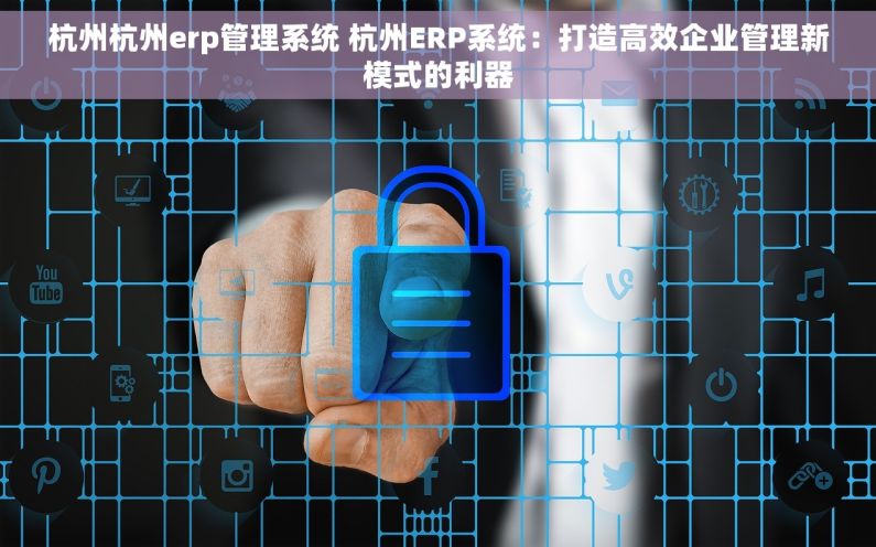 杭州杭州erp管理系统 杭州ERP系统：打造高效企业管理新模式的利器