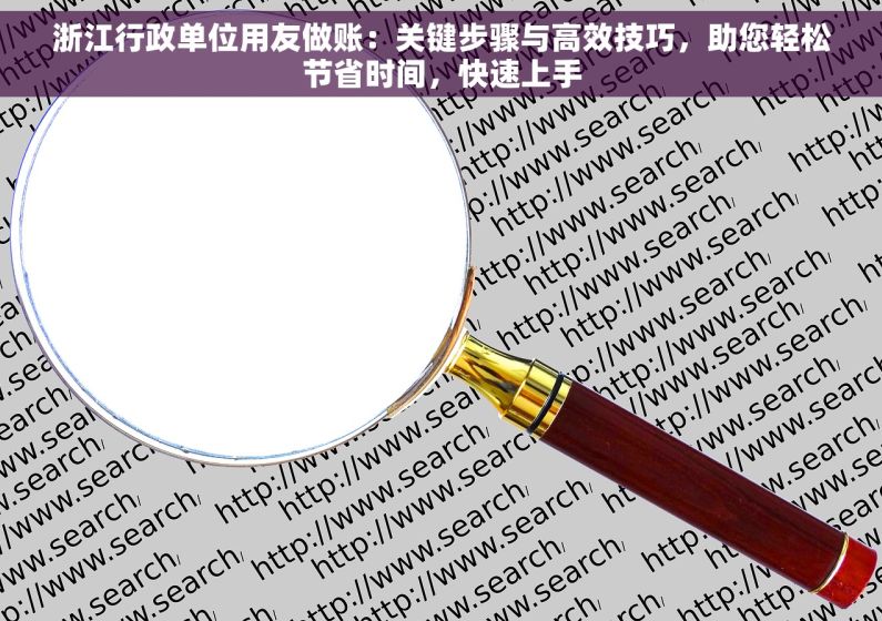 浙江行政单位用友做账：关键步骤与高效技巧，助您轻松节省时间，快速上手