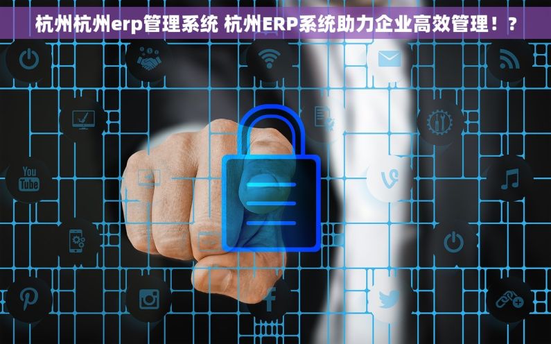 杭州杭州erp管理系统 杭州ERP系统助力企业高效管理！?