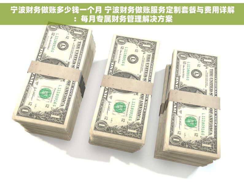 宁波财务做账多少钱一个月 宁波财务做账服务定制套餐与费用详解：每月专属财务管理解决方案