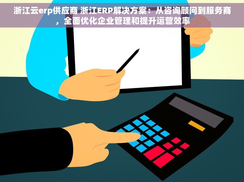 浙江云erp供应商 浙江ERP解决方案：从咨询顾问到服务商，全面优化企业管理和提升运营效率
