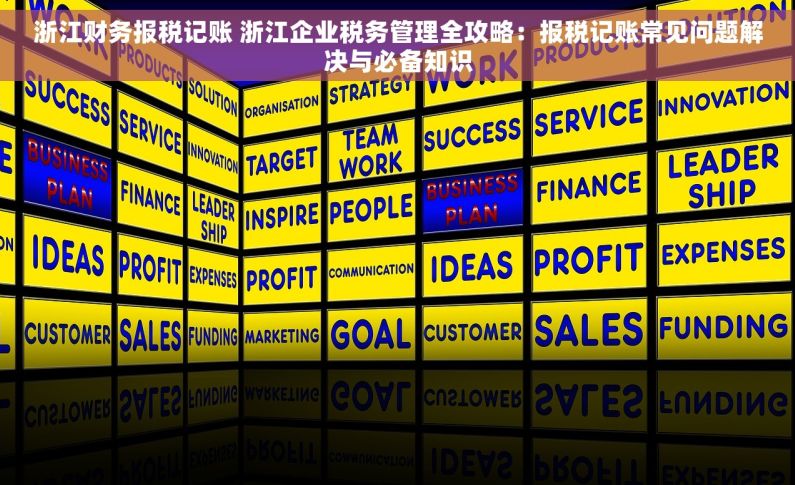 浙江财务报税记账 浙江企业税务管理全攻略：报税记账常见问题解决与必备知识