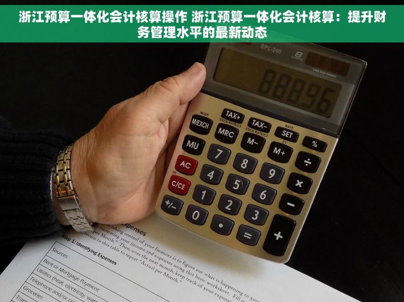浙江预算一体化会计核算操作 浙江预算一体化会计核算：提升财务管理水平的最新动态