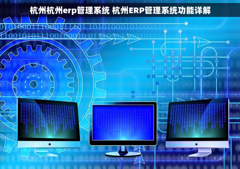 杭州杭州erp管理系统 杭州ERP管理系统功能详解