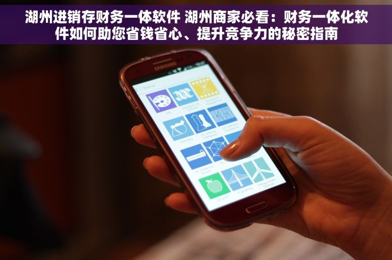 湖州进销存财务一体软件 湖州商家必看：财务一体化软件如何助您省钱省心、提升竞争力的秘密指南