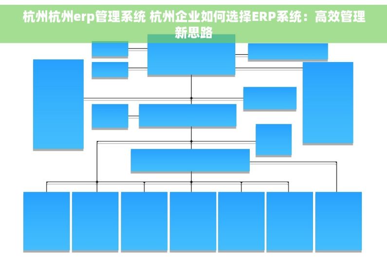 杭州杭州erp管理系统 杭州企业如何选择ERP系统：高效管理新思路