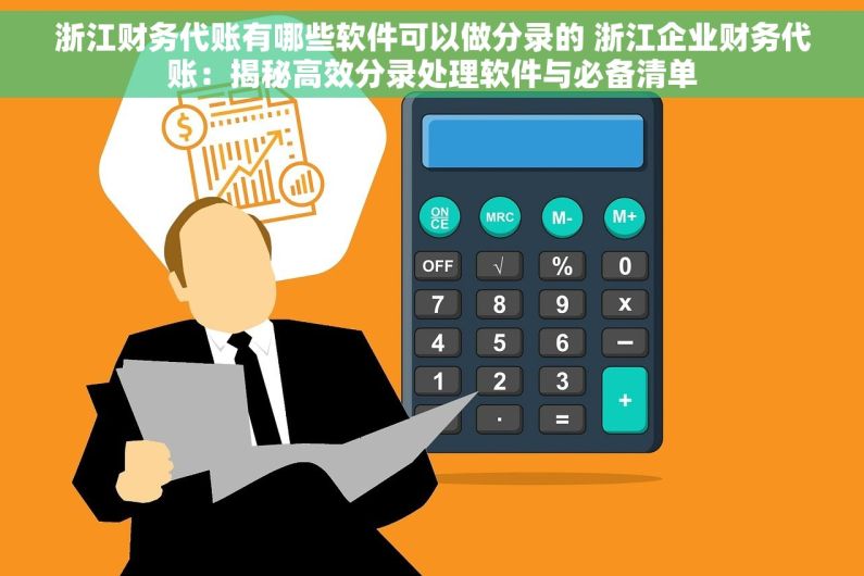 浙江财务代账有哪些软件可以做分录的 浙江企业财务代账：揭秘高效分录处理软件与必备清单