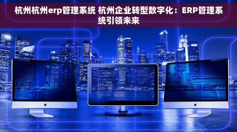 杭州杭州erp管理系统 杭州企业转型数字化：ERP管理系统引领未来