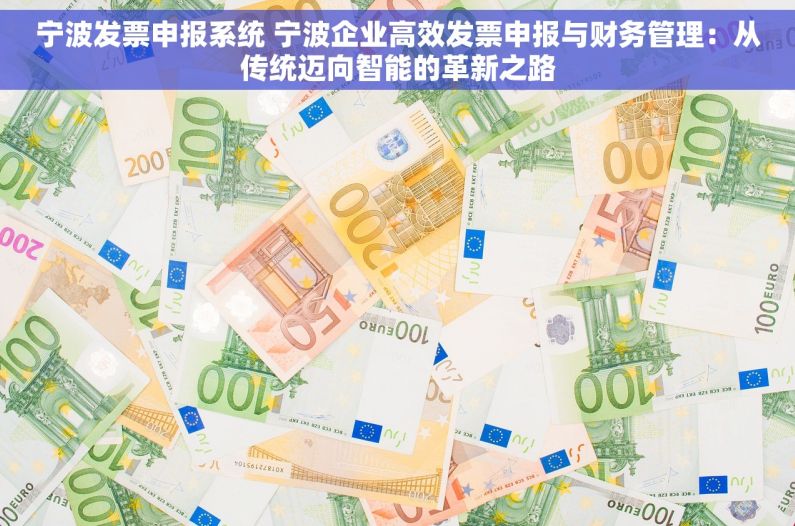 宁波发票申报系统 宁波企业高效发票申报与财务管理：从传统迈向智能的革新之路