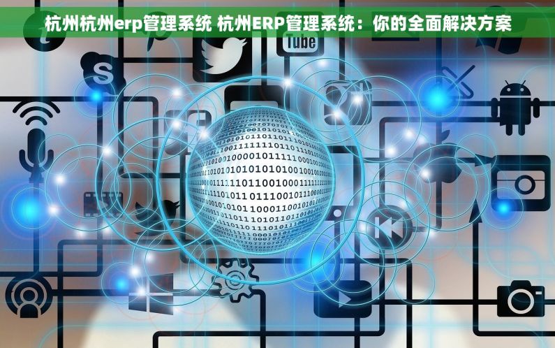 杭州杭州erp管理系统 杭州ERP管理系统：你的全面解决方案