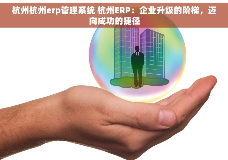 杭州杭州erp管理系统 杭州ERP：企业升级的阶梯，迈向成功的捷径