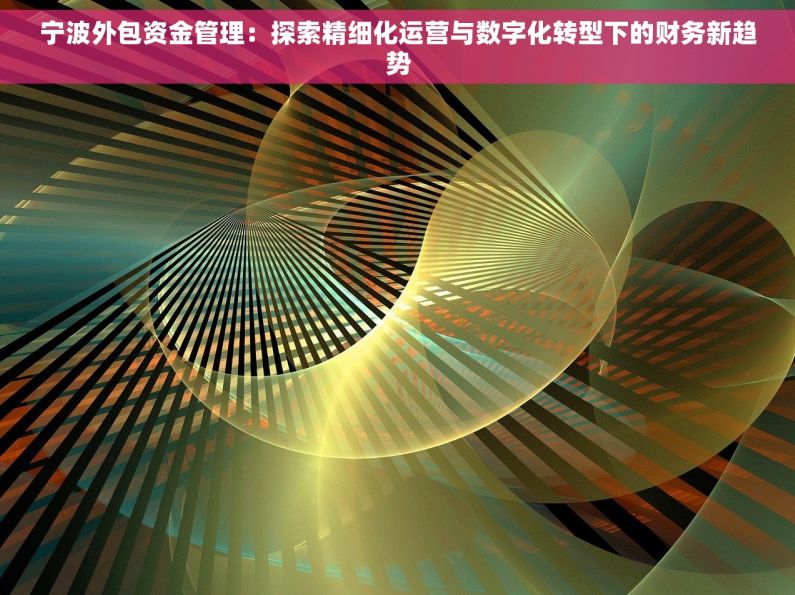 宁波外包资金管理：探索精细化运营与数字化转型下的财务新趋势